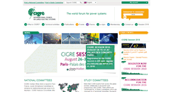 Desktop Screenshot of cigre.org
