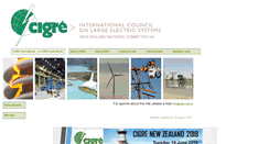 Desktop Screenshot of cigre.org.nz