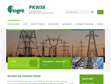 Tablet Screenshot of cigre.pl